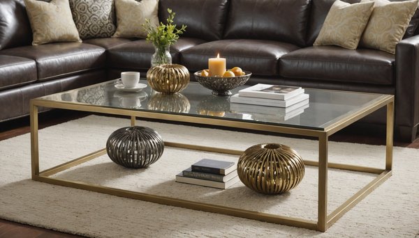 5 idées élégantes de tables basses en métal et laiton sur mesure